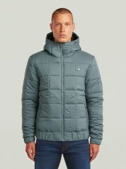 G-Star Kurtka pikowana w kolorze miętowym rozmiar: XL. Niebieskie kurtki męskie G-Star, xl, bez wzorów, retro, bez kaptura. Za 279.95 zł.