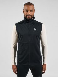 Odlo Kamizelka "Zeroweight Warm" w kolorze czarnym do biegania rozmiar: M. Czarne kamizelki męskie Odlo, m, ze skóry. Za 241.95 zł.