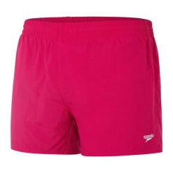 Spodenki szorty męskie Speedo Fitted Leis. Czerwone szorty męskie Speedo, z lycry, bez kołnierzyka. Za 153.89 zł.