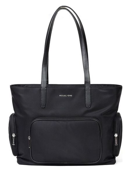 Michael Kors Shopper bag w kolorze czarnym - 43 x 30 x 13 cm rozmiar: onesize. Czarne shopper bag damskie Michael Kors, bez wzorów, z materiału, na ramię, bez dodatków. Za 957.29 zł.