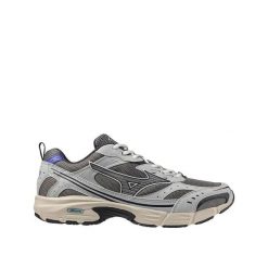 Buty Mizuno MXR Szare. Szare buty sportowe na co dzień męskie Mizuno, z materiału, bez zapięcia, trekkingowe. Za 339.99 zł.