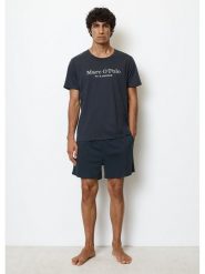 Marc O´Polo Bodywear Koszulka piżamowa w kolorze granatowym rozmiar: XXL. Niebieskie koszulki polo męskie xxl, bez wzorów, z bawełny, bez ramiączek. Za 109.95 zł.