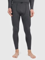 4F Legginsy termiczne w kolorze szarym rozmiar: S/M. Szare bielizna termoaktywna męska 4f, m, bez wzorów, z materiału. Za 109.95 zł.