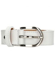 Charm Pasek w kolorze białym rozmiar: 95. Białe paski damskie Charm, bez wzorów, z materiału. Za 56.99 zł.