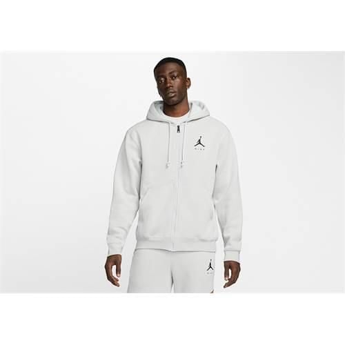 Bluza sportowa męska Nike Air Jordan Jumpman Fleece Full-zip. Szare bluzy sportowe męskie Nike, bez wzorów, sportowe, bez kołnierzyka, bez ramiączek. Za 329.00 zł.