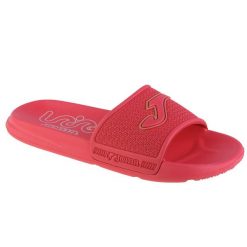 Klapki damskie Joma SLALS2307. Czerwone klapki damskie Joma, bez wzorów, z materiału, bez obcasa. Za 49.99 zł.