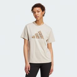Koszulka z grafiką zwierzęcą. Czarne bluzki damskie Adidas, xs, bez wzorów, z bawełny, bez ramiączek. Za 109.00 zł.