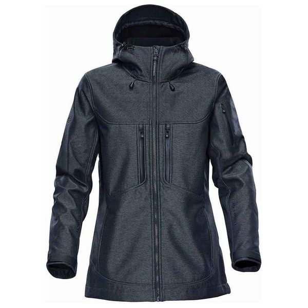 Kurtka Soft Shell Damska Epsilon 2 Twill. Brązowe kurtki damskie STORMTECH, l, bez wzorów, bez kaptura. Za 689.99 zł.