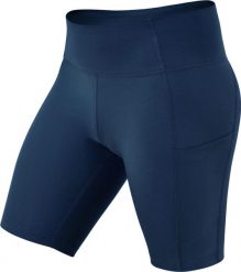 Szorty damskie RDX W1. Niebieskie szorty damskie RDX SPORTS, bez wzorów, z elastanu, biznesowe, z podwyższonym stanem. Za 177.00 zł.