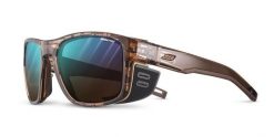 Okulary fotochromowe JULBO Shield M - Reactiv 2-4 - Brown/Matt Brown. Brązowe okulary przeciwsłoneczne męskie JULBO, z materiału. Za 699.00 zł.