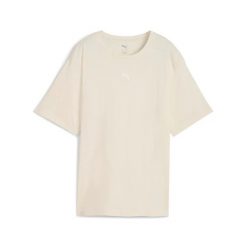 Koszulka damska Puma ESS Relaxed Tee. Białe bluzki sportowe damskie Puma, m, bez wzorów, z bawełny, bez ramiączek. Za 86.20 zł.
