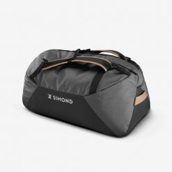 Torba trekkingowa Forclaz Duffel 100 Basic 100 l. Szare torebki klasyczne damskie FORCLAZ, bez wzorów, z tkaniny, bez dodatków. Za 199.99 zł.