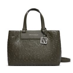 Torebka Armani Exchange. Zielone torebki klasyczne damskie Armani Exchange, bez wzorów, bez dodatków. Za 669.99 zł.