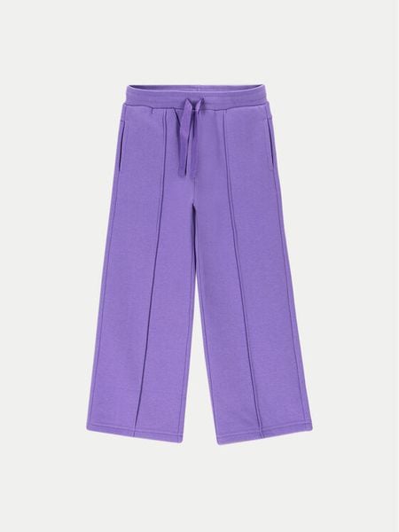 Coccodrillo Spodnie dresowe ZC4120101AGK Fioletowy Regular Fit. Fioletowe spodnie dziewczęce COCCODRILLO, z bawełny. Za 49.90 zł.