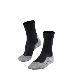 Skarpetki damskie Falke TK5. Czarne skarpetki damskie Falke, bez wzorów, z materiału. Za 160.00 zł.