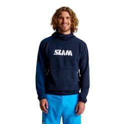 Bluza Slam Graphic Hoodie Dorośli. Niebieskie bluzy z kapturem męskie SLAM, s, z bawełny. Za 566.99 zł.