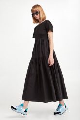Sukienka midi Palmira WEEKEND MAX MARA. Sukienki damskie Weekend Max Mara, xs, bez wzorów, bez kołnierzyka, bez ramiączek, midi. W wyprzedaży za 881.30 zł.