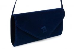 Kopertówka granatowa Beltimore W19. Torebki wieczorowe bez wzorów, ze skóry ekologicznej, eleganckie, bez kołnierzyka, bez ramiączek. Za 65.99 zł.