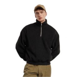 Sweter oversize Urban Classics. Czarne swetry męskie Urban Classics, m, bez wzorów, z materiału, bez kołnierzyka. Za 237.00 zł.