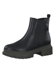 S.Oliver Botki w kolorze czarno-oliwkowym rozmiar: 39. Brązowe botki damskie S.Oliver, bez obcasa, bez zapięcia. Za 100.52 zł.