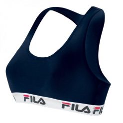 Bawełniany biustonosz damski Fila. Niebieskie biustonosze Fila, bez wzorów, z bawełny. Za 91.90 zł.