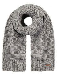 Barts Szal "Jasmin" w kolorze szarym rozmiar: onesize. Szare szaliki i kominy damskie Barts, bez wzorów, z wełny. Za 130.50 zł.