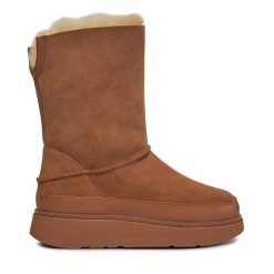 Śniegowce FitFlop. Brązowe śniegowce damskie FitFlop. Za 599.99 zł.