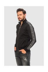 GIVENCHY Czarna bluza męska z lampasami. Czarne bluzy bez kaptura męskie Givenchy, m. W wyprzedaży za 1,799.99 zł.