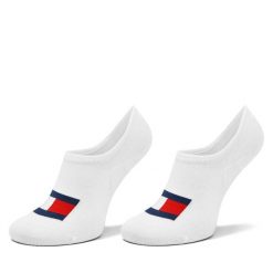 Stopki Tommy Hilfiger. Białe skarpetki damskie Tommy Hilfiger, bez wzorów. Za 59.99 zł.