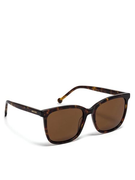 Nine West Okulary przeciwsłoneczne NW 6626S Brązowy. Brązowe okulary przeciwsłoneczne damskie Nine West. Za 149.99 zł.