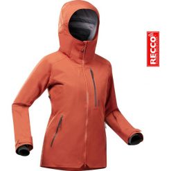 Kurtka narciarska damska Wedze FR500. Brązowe kurtki damskie WED'ZE, m, bez wzorów, z materiału, bez kaptura, narciarskie. Za 799.99 zł.