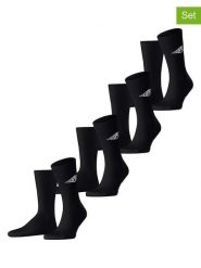 ESPRIT Skarpety (4 pary) "Logo Tennis" w kolorze czarnym do tenisa rozmiar: 39-42. Czarne skarpetki męskie Esprit, bez wzorów, z materiału. Za 70.08 zł.