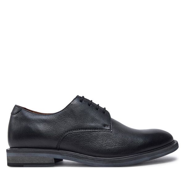 Półbuty Josef Seibel. Czarne buty wizytowe męskie Josef Seibel, bez zapięcia. Za 409.99 zł.