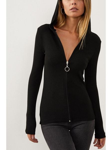 Milan Kiss Bluza w kolorze czarnym rozmiar: XL. Czarne bluzy z kapturem damskie Milan Kiss, xl. Za 113.99 zł.