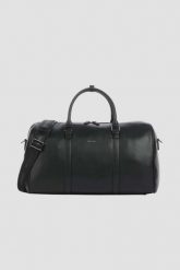 VALENTINO Czarna torba podróżna z ekoskóry Horizon SS26. Czarne torby sportowe damskie Valentino by Mario Valentino, ze skóry ekologicznej. W wyprzedaży za 664.99 zł.