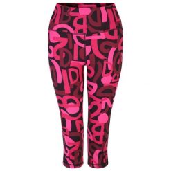 Damskie legginsy sportowe 3/4 Influential. Czerwone legginsy damskie Dare 2b, bez wzorów, z elastanu, na fitness i siłownię. Za 197.00 zł.