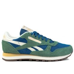 Buty męskie sneakersy sportowe Reebok SS-CLASSIC LEATHER. Niebieskie buty sportowe na co dzień męskie Reebok, z gumy, bez zapięcia, trekkingowe, reebok classic. Za 229.00 zł.