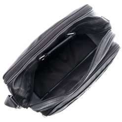 Torba męska do ręki i na ramię Bag Street 1801. Czarne torby męskie na ramię Bag Street, bez wzorów, z nylonu, do ręki. Za 119.90 zł.