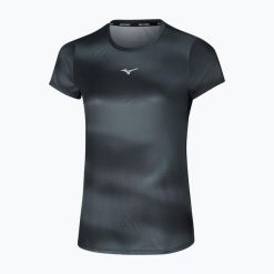 Koszulka do biegania damska Mizuno Core Graphic Tee. Czarne t-shirty damskie Mizuno, l, bez wzorów, z materiału, bez kołnierzyka. Za 88.99 zł.