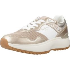 Buty PEPE JEANS KIMI MESH W Złoty. Żółte obuwie trekkingowe damskie Pepe Jeans. Za 404.46 zł.