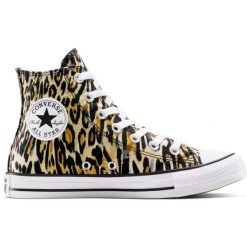 Buty sportowe Converse Chuck Taylor All Star Leopard. Brązowe buty sportowe na co dzień damskie Converse, bez wzorów. Za 390.00 zł.