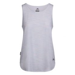 Podkoszulek Damski Kannal Active Tank Top. Białe topy damskie Trespass, s, bez wzorów, bez kołnierzyka. Za 89.99 zł.