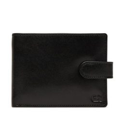 Portfel GINO ROSSI. Czarne portfele męskie Gino Rossi, bez wzorów. Za 129.99 zł.