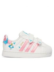 Adidas Sneakersy Disney Superstar II Comfort Closure IH1743 Biały. Białe buty sportowe dziewczęce Adidas, bez wzorów, ze skóry, bez zapięcia. Za 299.99 zł.