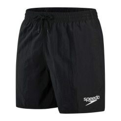 Spodenki szorty kąpielowe męskie Speedo Essentials. Czarne kąpielówki męskie Speedo, m, bez wzorów, z poliesteru, do pływania. Za 105.48 zł.