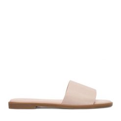 Klapki JENNY. Czerwone klapki damskie Jenny, bez wzorów, bez obcasa. Za 69.99 zł.