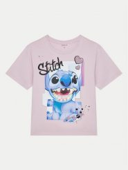 NAME IT T-Shirt 13238482 Różowy Regular Fit. Czerwone koszulki dziewczęce Name it, bez wzorów, z bawełny, bez ramiączek. Za 49.99 zł.