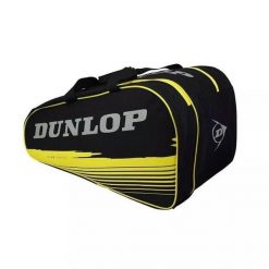 Torba tenisowa Dunlop Paletero Club. Żółte torby męskie na ramię Dunlop, bez wzorów, z materiału, na ramię. Za 233.15 zł.