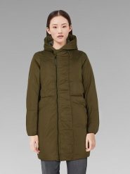 G-Star Płaszcz pikowany w kolorze khaki rozmiar: M. Brązowe płaszcze damskie G-Star, m, bez wzorów, z materiału, retro. Za 351.38 zł.