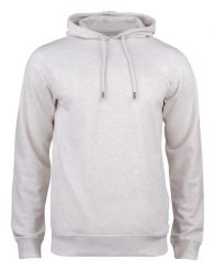 Clique Premium OC Hoody - Bluza z kapturem z bawełny organicznej. Szare bluzy z kapturem męskie CLIQUE, m, z bawełny. Za 267.62 zł.